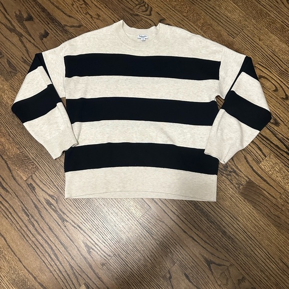 Splendid Livy Stripe Sweater - size medium. - Picture 2 of 8